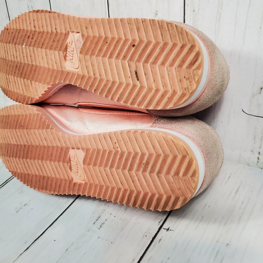 Nike Classic Cortez Womens Size 6 Nylon Coral Stardust Shoes 749864-606 - Picture 13 of 14